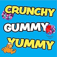 Vista 6 de Paquete de caramelos de gomita Nerds en racimos, arcoíris y bayas muy grandes, bolsas de 3 onzas (24 unidades)