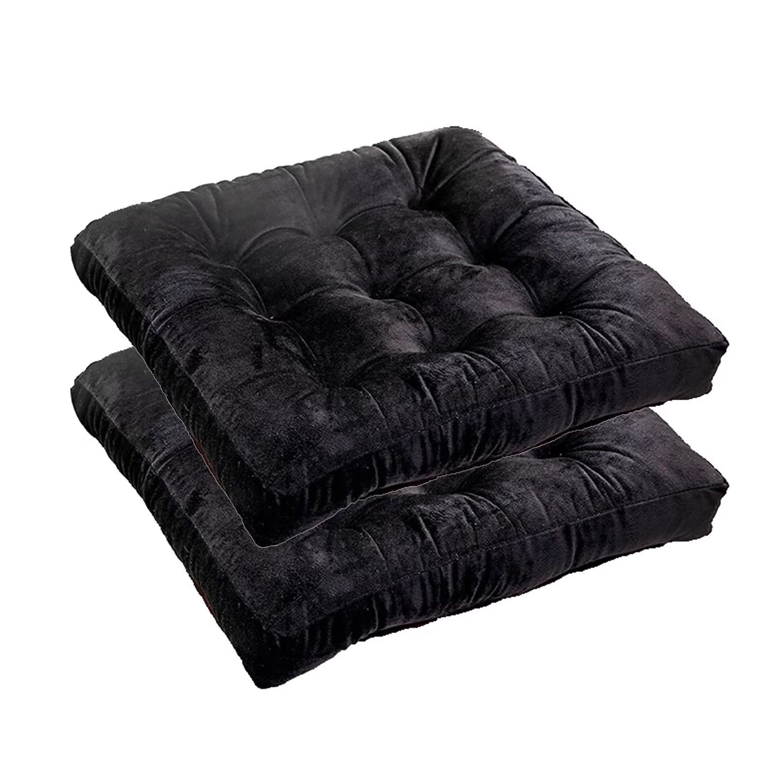 Coussin de chaise de cuisine en velours épais fini les assises dures