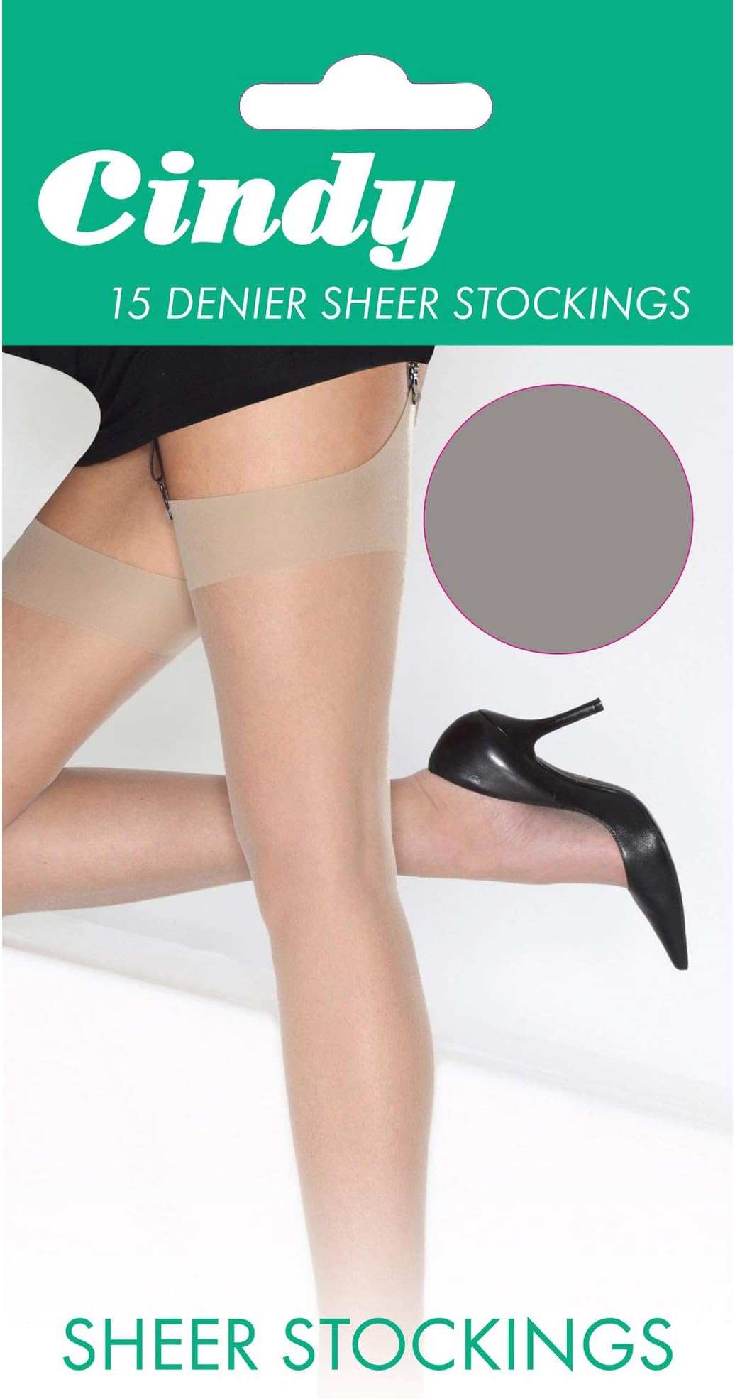 Cindy Womens/Ladies 15 Denier Sheer Stockings (1 Pair)