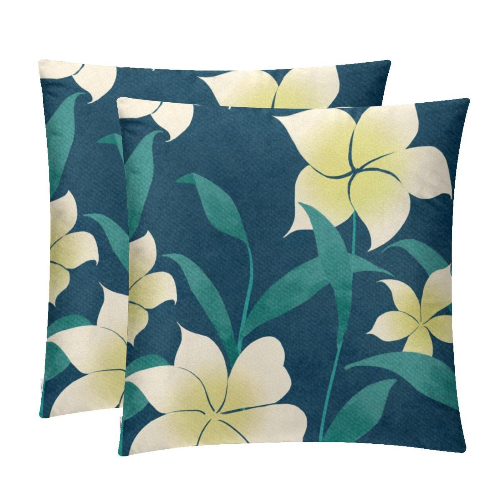 Housse de coussin lombaire fleur de lys abstraite TBOUOBT déco maison de ferme