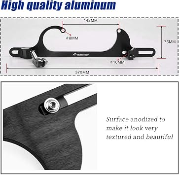 RYANSTAR Throttle Cable Bracket for 4150 4160 Carburetor Billet Aluminum
