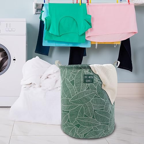 Miniatura 21 de Mziart Cesta grande plegable para lavandería, cesta plegable para ropa sucia, cesta de almacenamiento de ropa, juguetes, cesta de almacenamiento