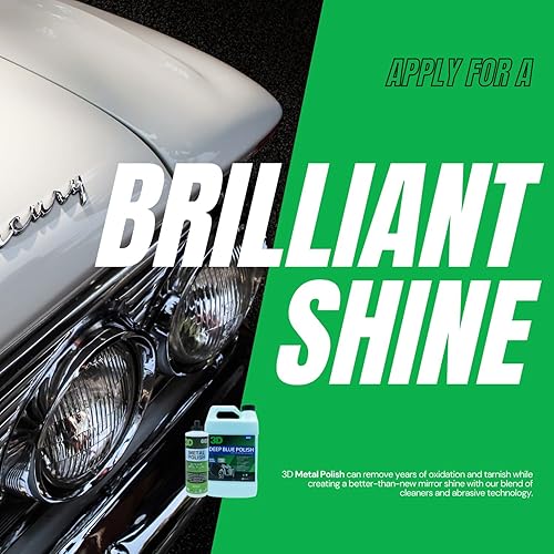 Miniatura 6 de 3D Pulidor de metal – Pulidor de metal resistente para aluminio, cromo, latón, cobre, plata – Elimina la oxidación, el deslustre y las manchas – 16