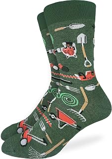 Good Luck Sock 남성용 미국 국기 및 대통령 양말, 성인용, 조경 및 잔디 관리, 남성용, 라지