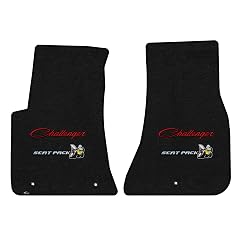 Lloyd Mats Custom Fit Floor Mats for Dodge Challenger RWD 2011-2023 LogoMat 4PC Set Charcoal
