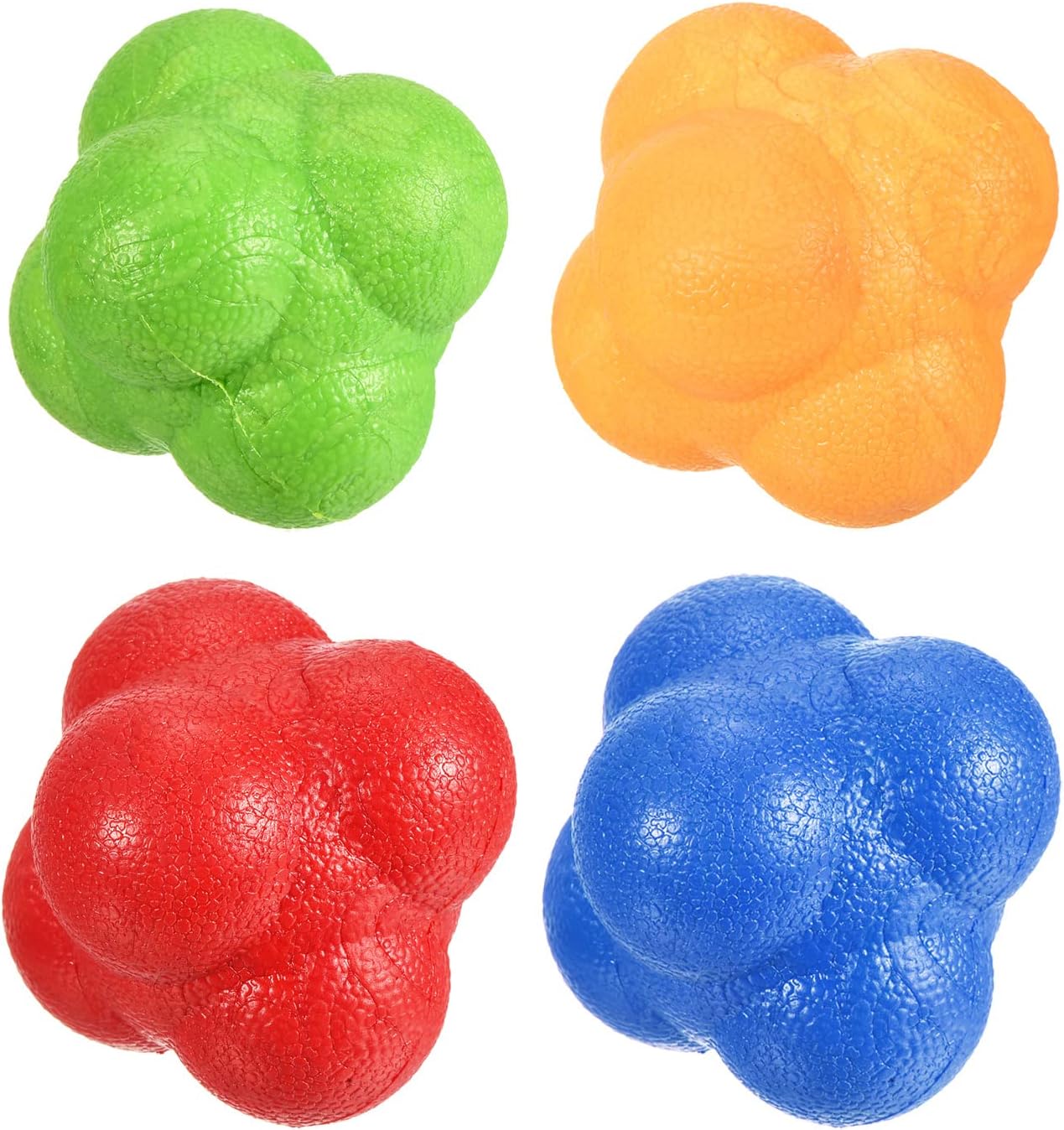PATIKIL Bounce Reaction Balls, 4 Pack Coordination