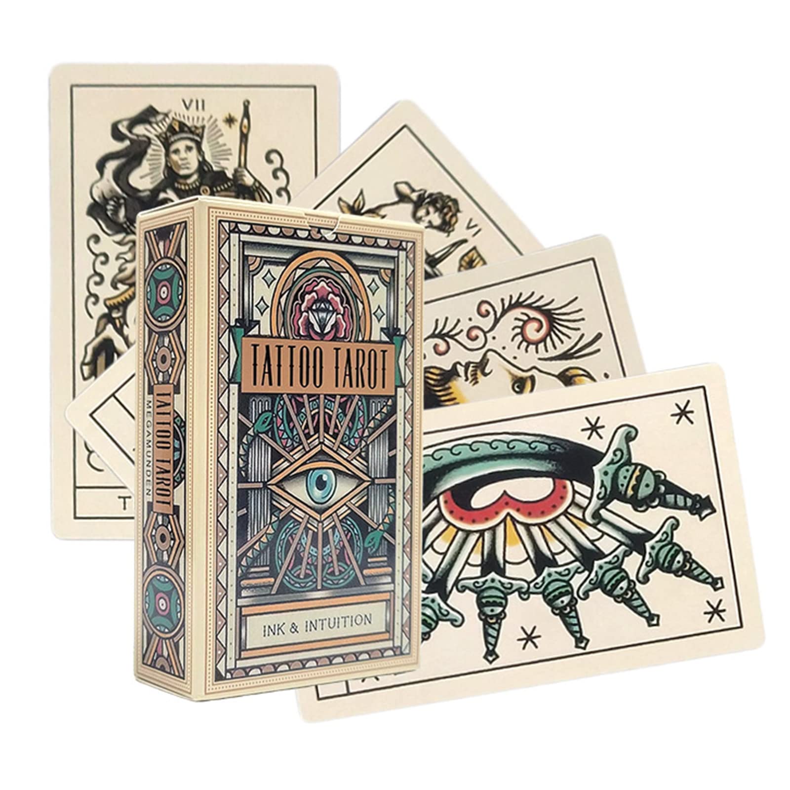 Kiuiom Tarocchi,Carte Tarocchi,Imparare Tarot Deck di Lettura Facile e Veloce,Carte Divinazione Tradizionali Tavolo, per Gioco Festa E Festival