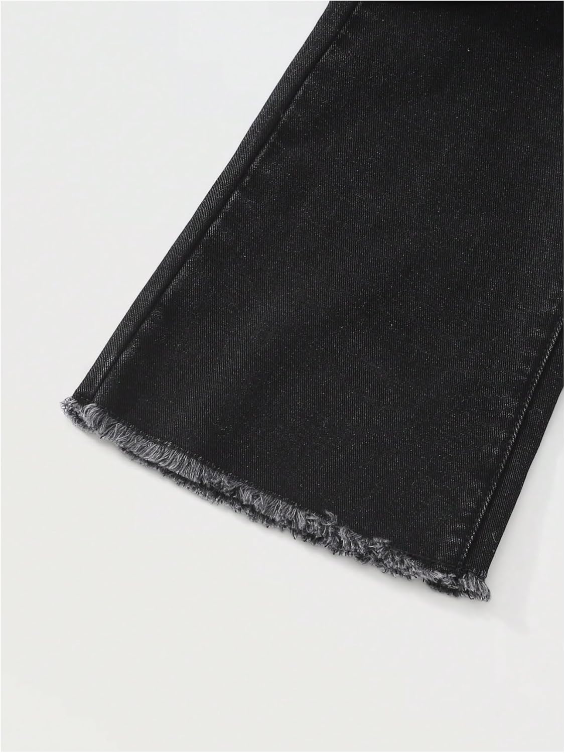 GORGLITTER Girl's Baggy Wide Leg Jeans Cute Elastic High Waisted Denim Pants Bottoms Trousers with Pockets - Image 4