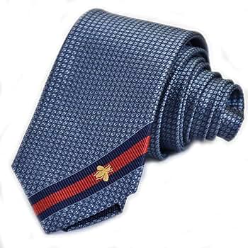 Amazon | (グッチ) GUCCI ネクタイ ブルー シルク プレゼント 贈り物