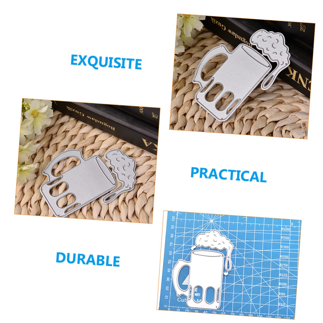 docrafts - Set di Fustelle a Forma di Fiocchi di Neve, in Acciaio al
