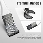 Paint Brush Set, 10 Pcs Artist Paint Brush with Nylon Hair and Wooden Hanle, Brushes for Acrylic Watercolor Gouache Oil, Paintbrushes for Face Nail Art, Rock Painting, Decorations