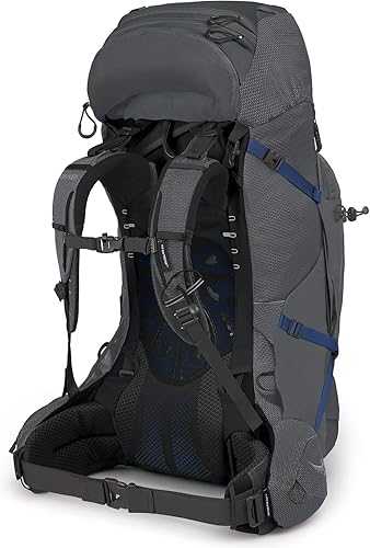 Miniatura 6 de Osprey Aether Plus 70 - Mochila de mochilero para hombre, color gris, talla LXL
