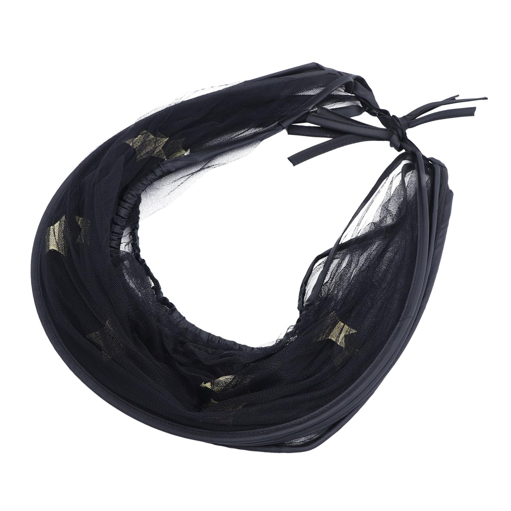 Kisangel 2 Mosquiteras para Cochecito De Bebé Malla Universal De Poliéster Color Negro