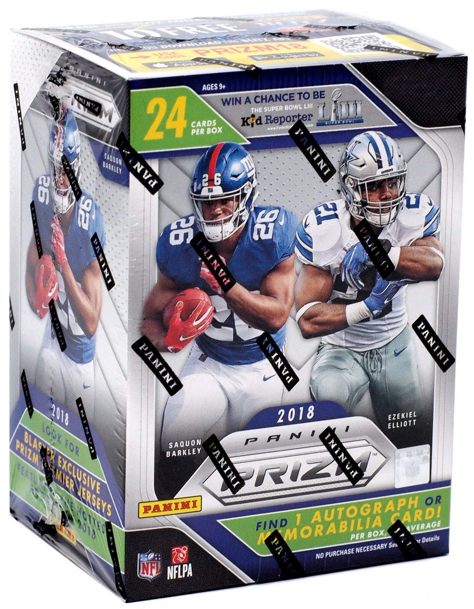 Amazon.com: 2018 Panini Prizm Football Blaster Box (Sealed)(6 Packs) : Toys  & Games