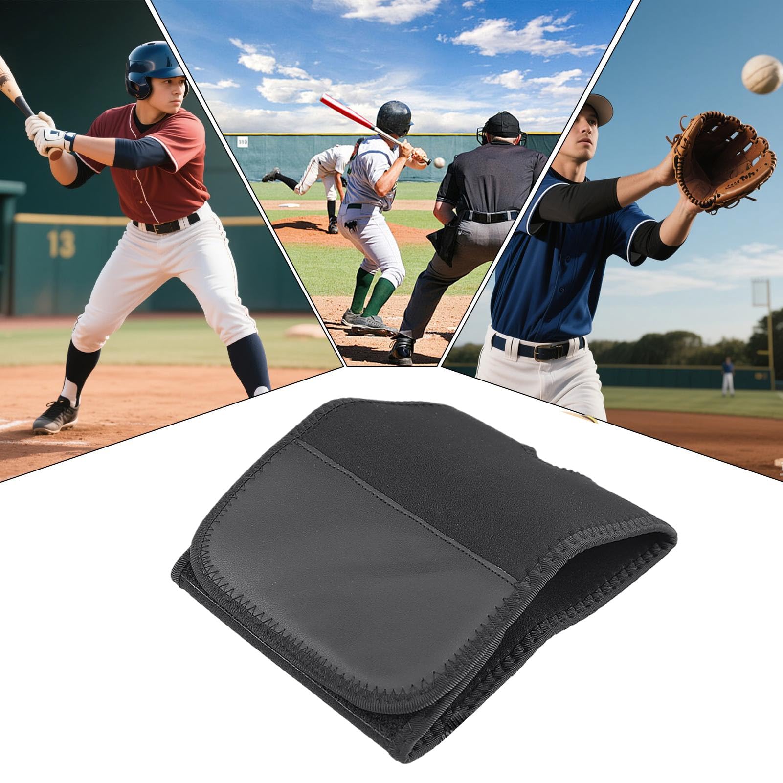 Housse pour gants de softball - Bande d'entraînement absorbant les chocs - Sangle pour gants de softball - Pour les sportifs - Maintien rapide de la forme du sac à gants de hockey Batting pour adultes