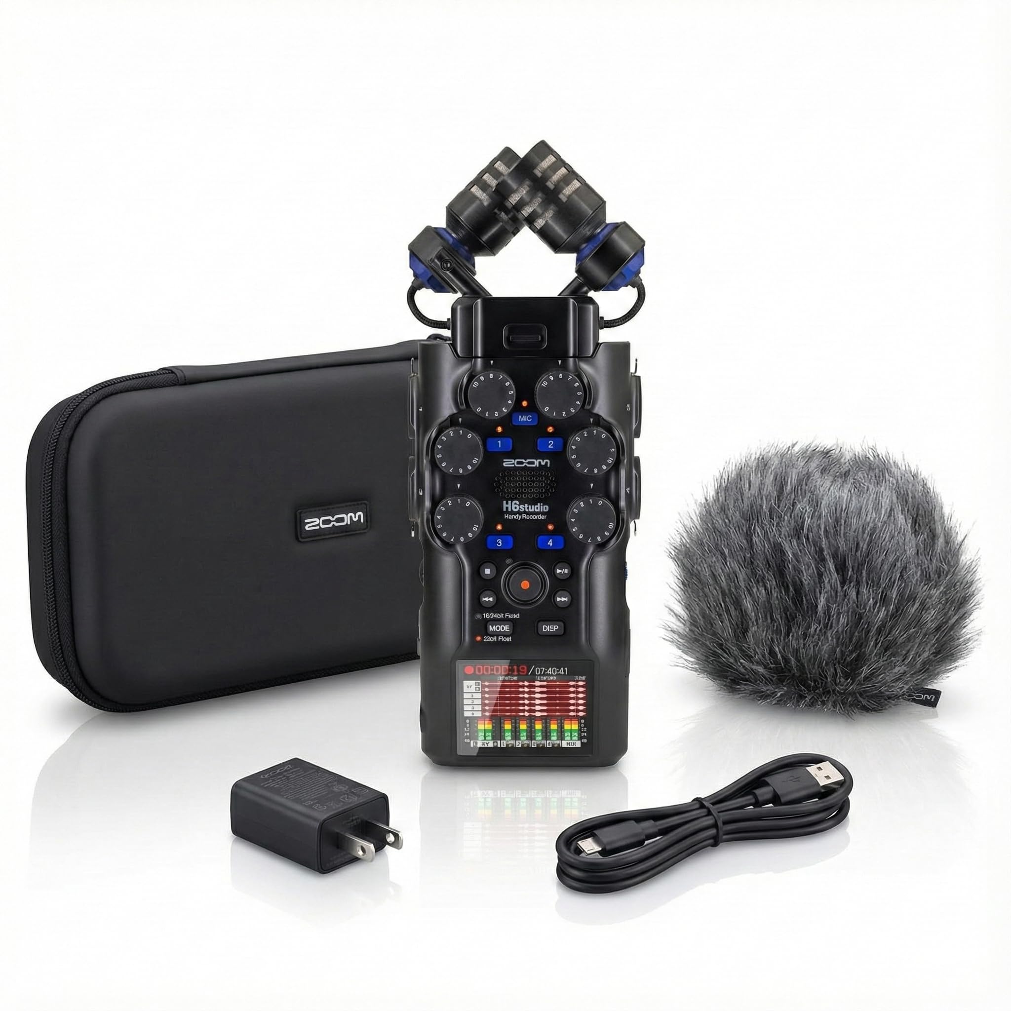 Amazon.com: Zoom H6studio 8-Track 32-Bit Float Handy Recorder