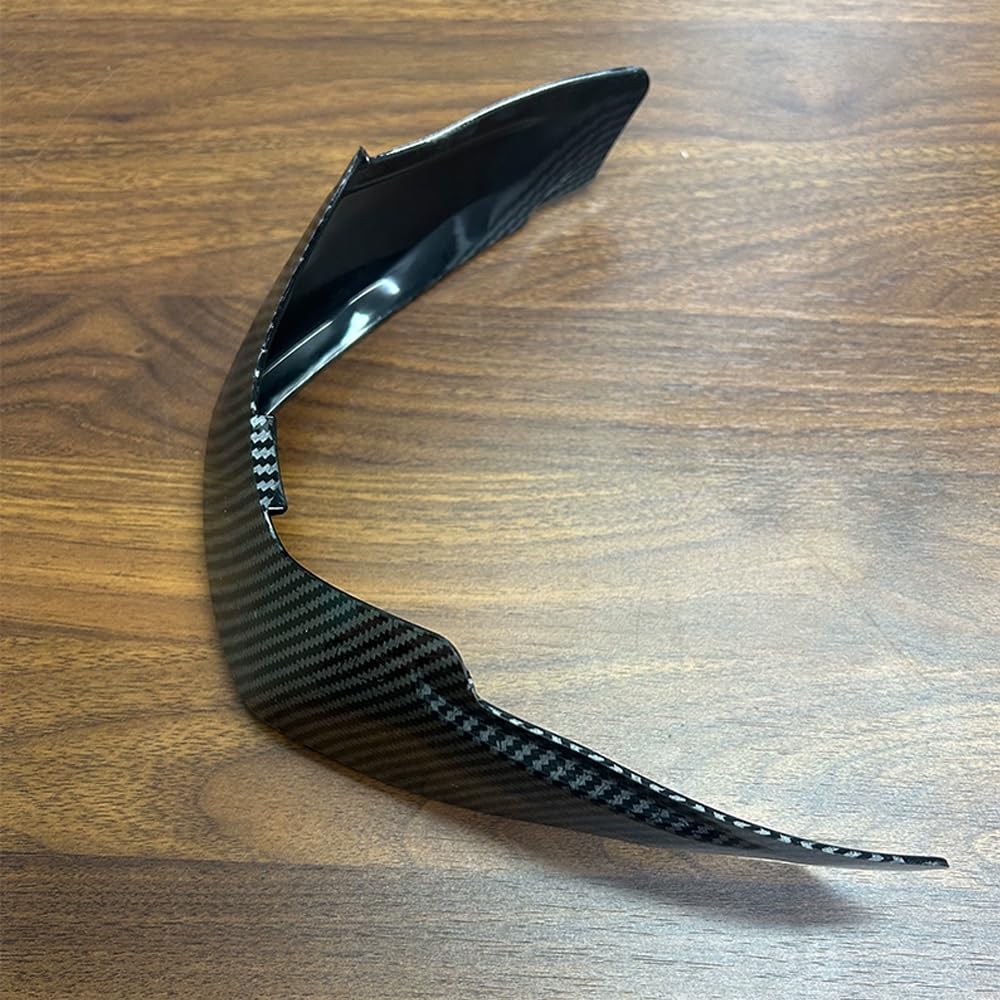 Motorcycle Rear Trim Helmet Spoiler Case Visor Strips for HJC RPHA 12 Helmet Accessories (Carbon)