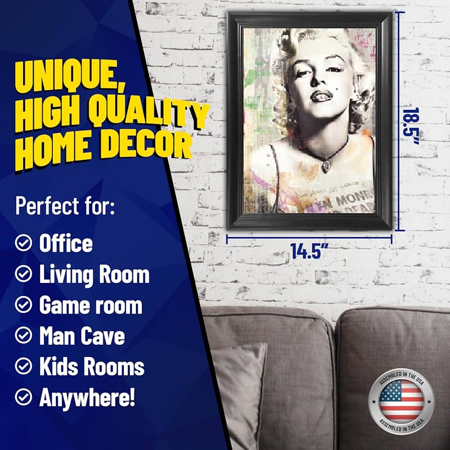 マリリンモンロー 3Dポスター フレーム付き マリリンモンロー 3Dポスター フレーム付き maym-00018_1.jpg