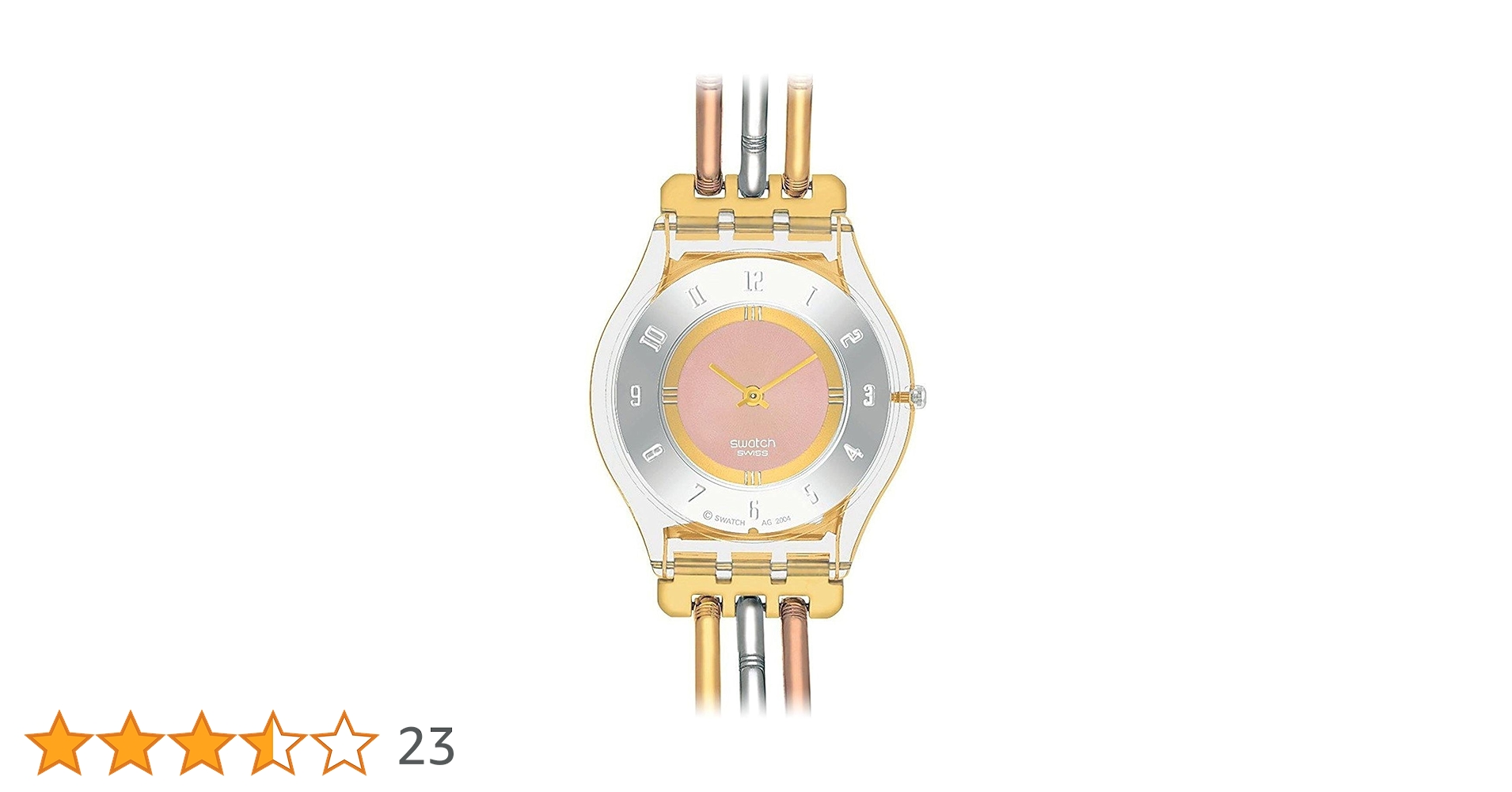 腕時計　レディース　SWATCH SKIN　TRI-GOLD Swatch skin tri-gold, large sfk 240a, multicoloured