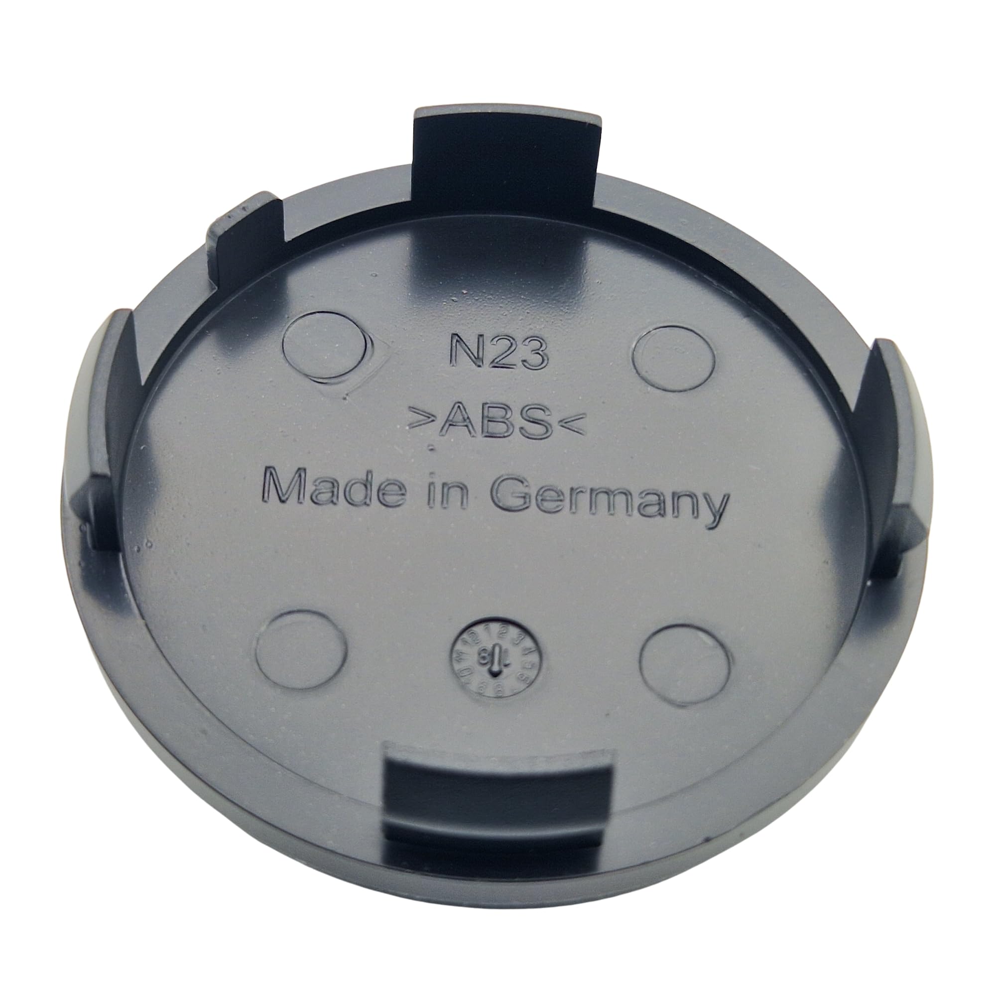 4 X 76 Mm Polymere Aufkleber / Schwarz / Nabenkappen, Felgendeckel, 11,15