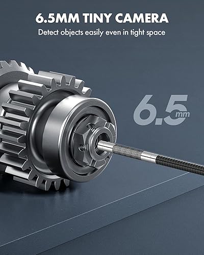 Miniatura 3 de Anykit Boroscopio articulado de 360 de 4 vías, endoscopio industrial con cámara de serpiente articulada de 0.26 pulgadas, cámara de inspección con 4