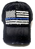 Oversized Vintage American Flag Patch Embroidery Baseball Cap (Multiple Colors)