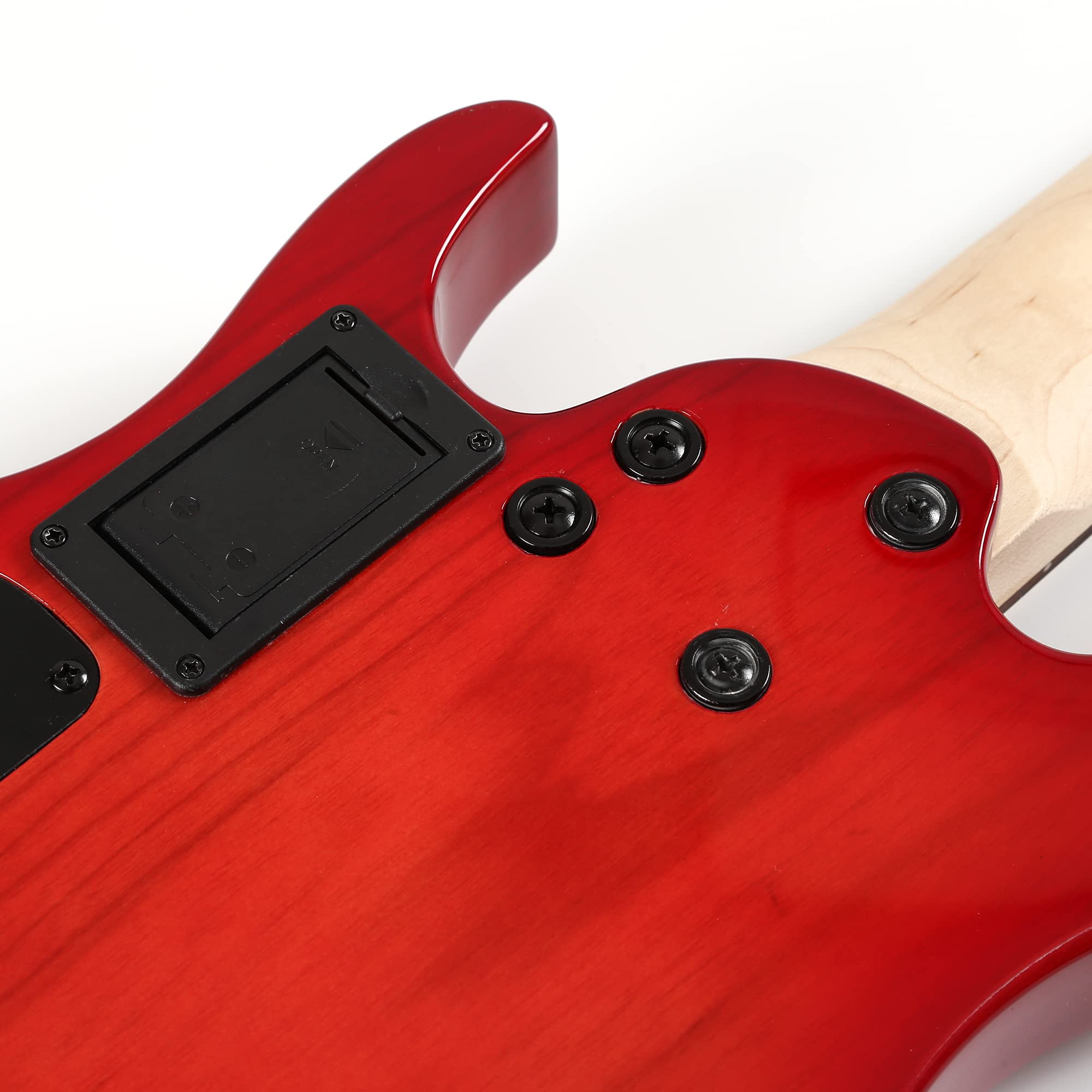 MiNi 4string ukulele basso elettrico con colore rosso