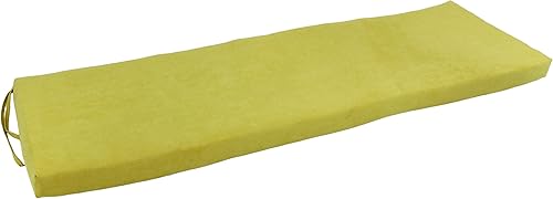 Miniatura 8 de Blazing Needles Microsuede - Cojín de banco, 1 unidad (paquete de 1), color negro