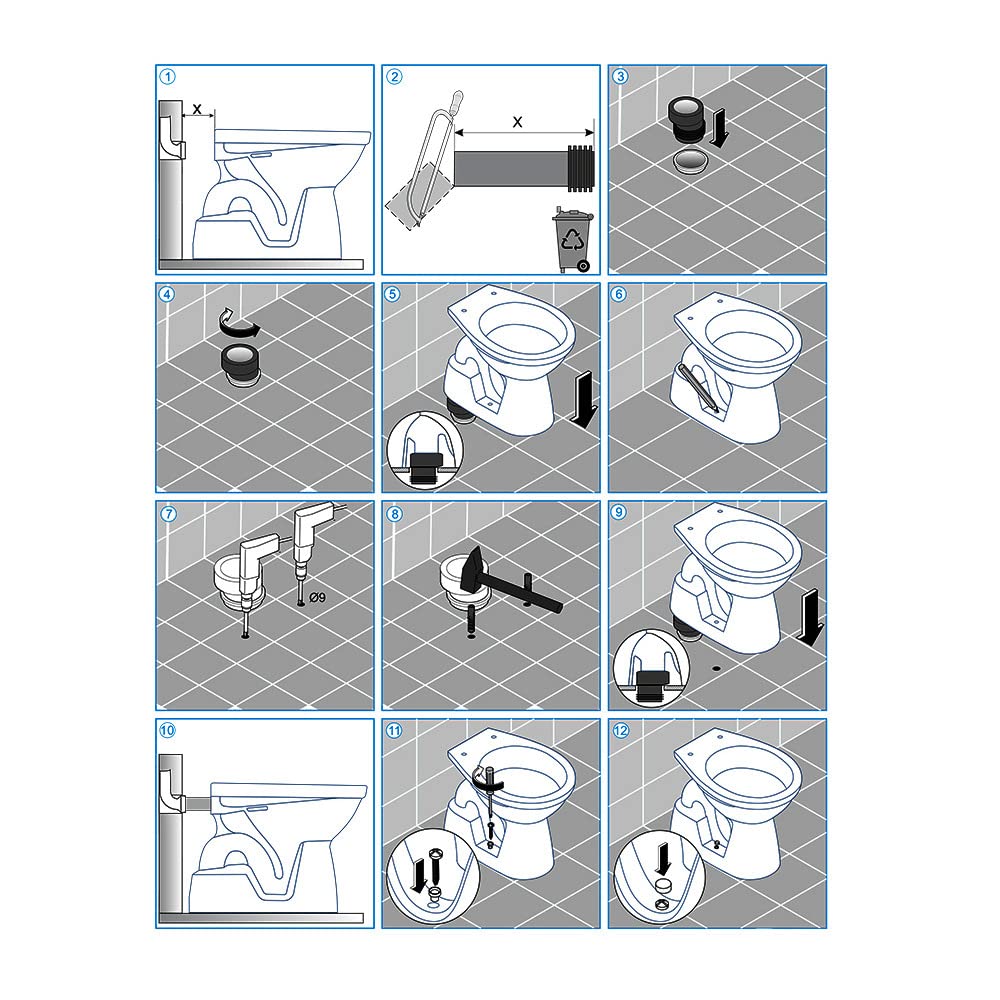BELVIT Lavastoviglie a pavimento verticale, 39 x 35 x 55,5 cm, sanitari, Bahama, beige, con base a pavimento, certificazione TÜV, distanza tra i fori 16 cm, 28 cm