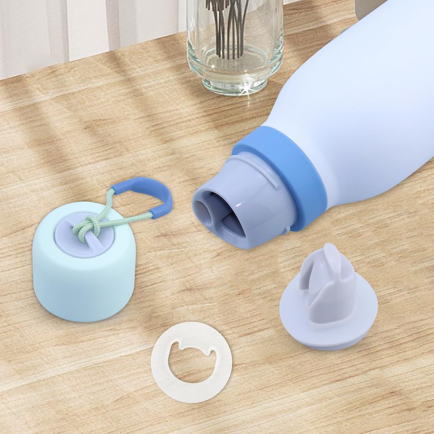 Replacement Seal Stopper for Owala FreeSip Twist 18oz 24oz, Water Bottle Top Lid Gasket Seal for Owala FreeSip Twist Series Part Silicone Stopper Accessories H-OP-2A-04 - Image 7