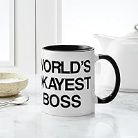 Vista 59 de CafePress Number 1 Boss Mugs 11 oz (325 ml) Ceramic Coffee Mug