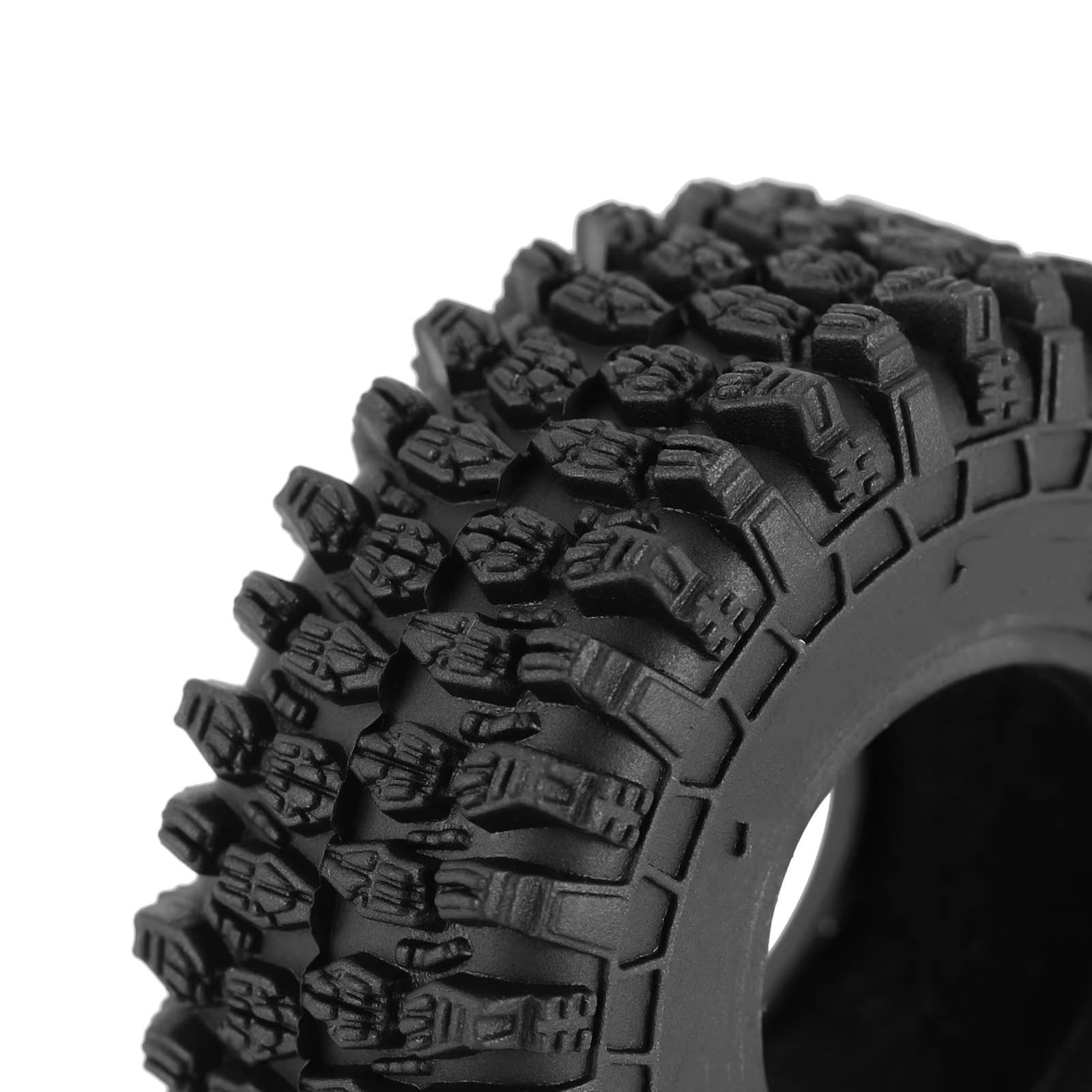 Neumáticos Coche RC Compatible con TRX4M para Axial para SCX24 AX24 1/18 1/24 Piezas De Mejora para Coche RC Crawler T1016 57 * 22 Mm para Neumáticos para Super Soft Sticky 1.0