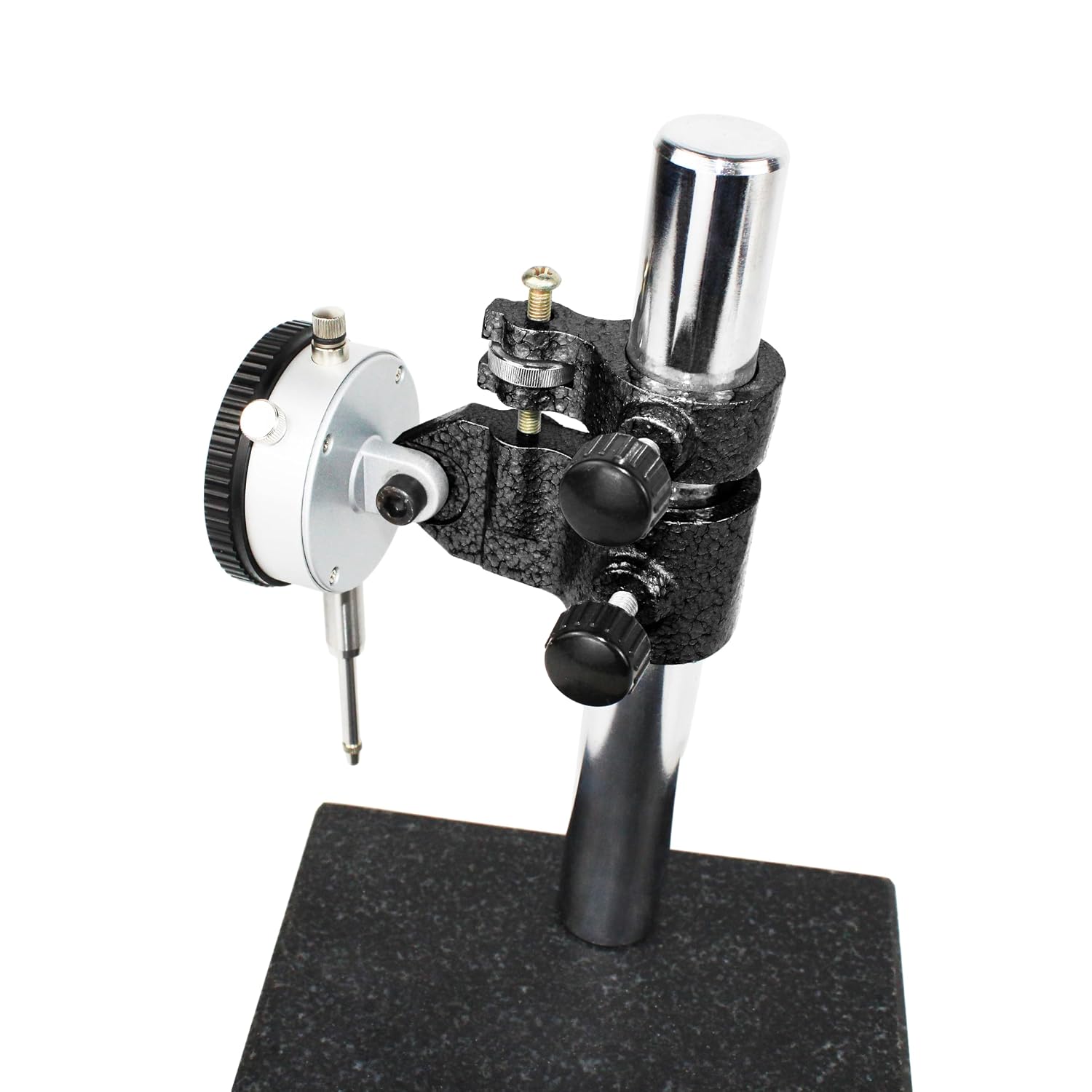 HFS(R) Granite Surface Indicator Stand Holder 6'' x 6'' x 2'' Base 8" Column Length