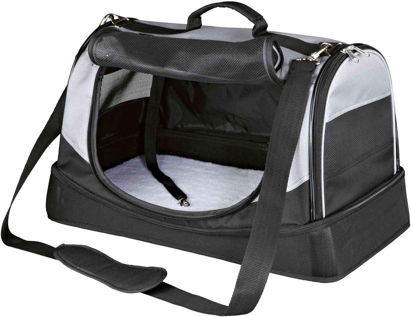 Pet Handbag Trixie Finlay Black Grey 43 × 26 × 32 cm