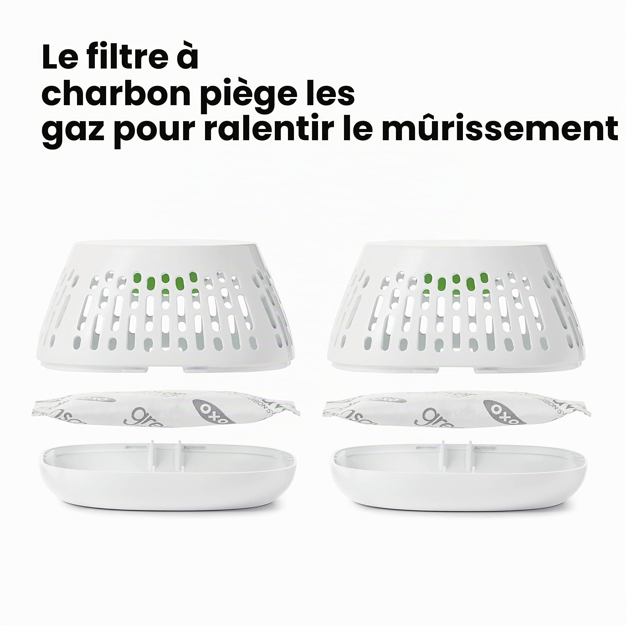 Oxo Good Grips greensaver légumes Compartiment utilisation, plastique, ivoire, 35,56 x 17,8 x 17,8 cm