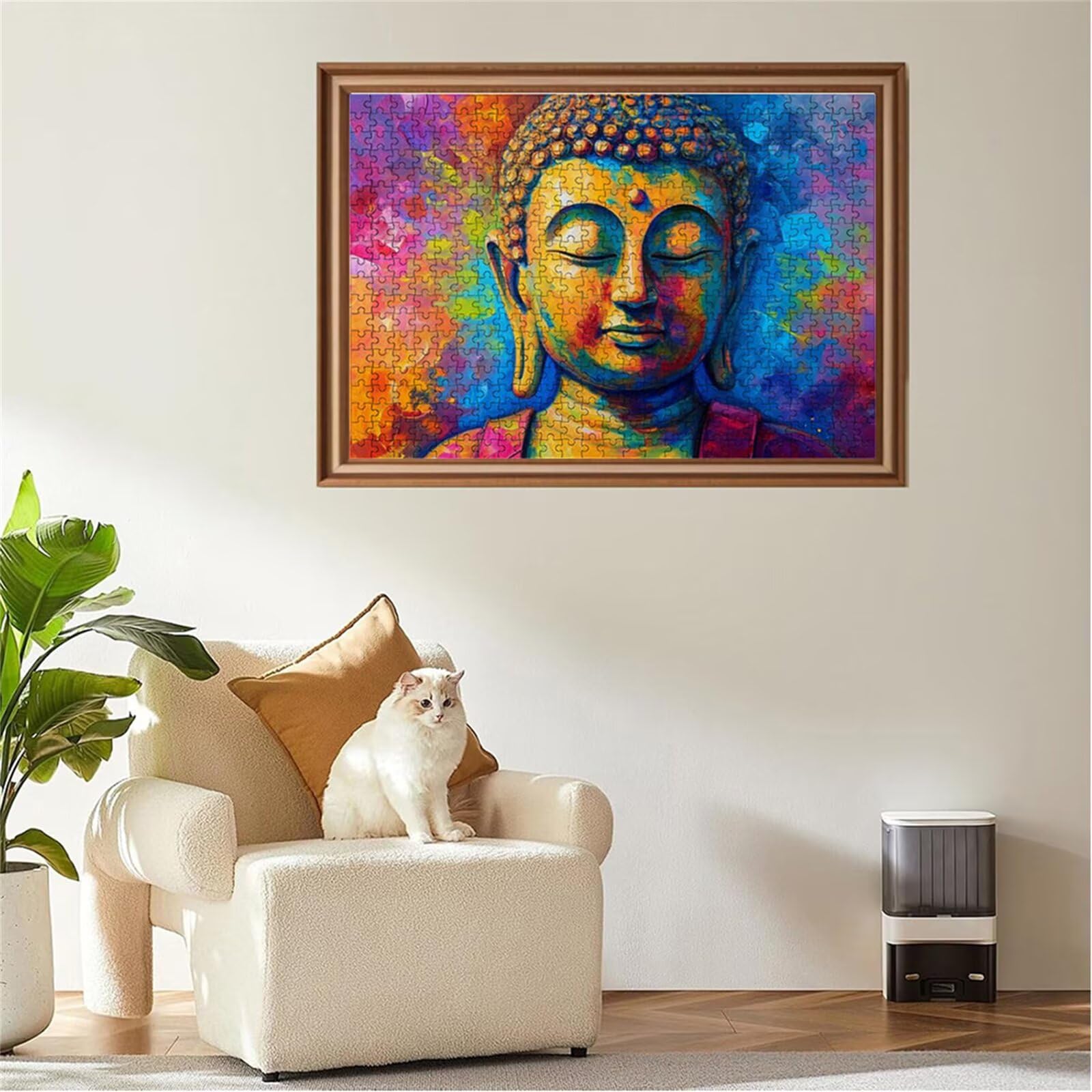Puzzle 2000 sztuk religijne puzzle zen Drewniane układanki, klasyczne dla dorosłych diY gra wyzwanie idealnie pasują między nimi literami z tyłu Wysokiej jakości układanki dla dzieci dorosłych wiek 14