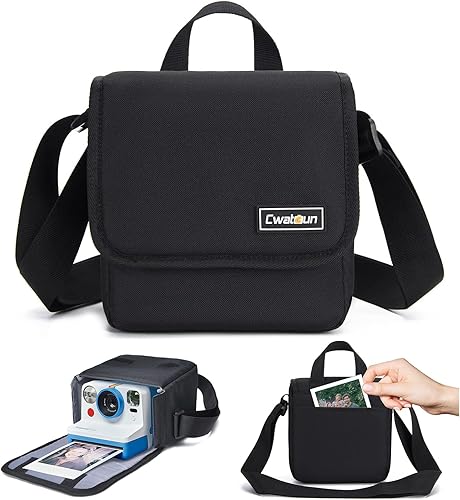Cwatcun Bolsa de transporte para cámara Polaroid Box, funda de cámara compatible con Polaroid Originals OneStep+, Onestep 2, Now I-Type Instant,