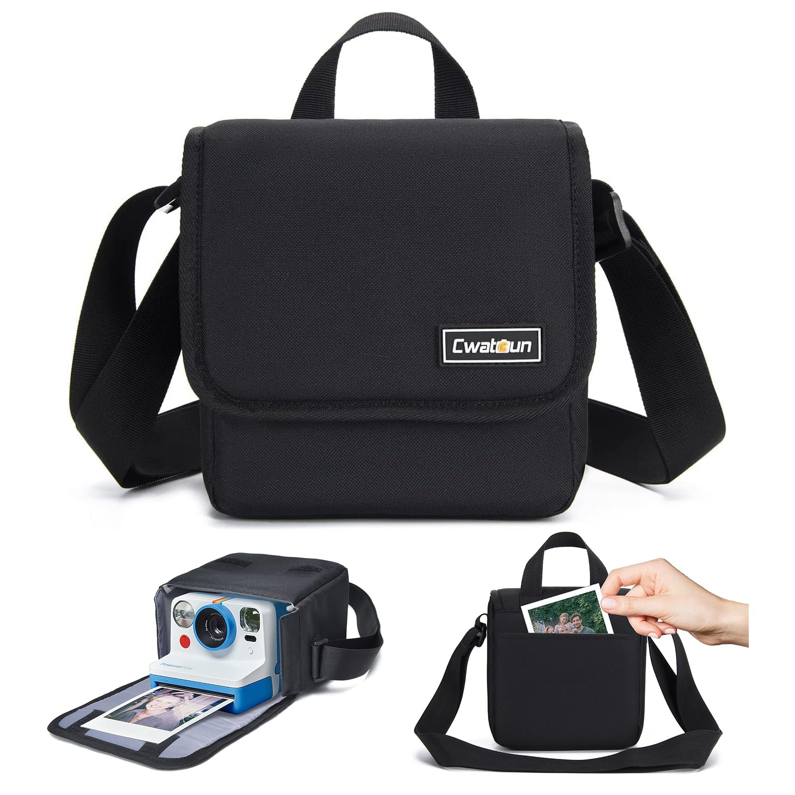 Amazon.com : Cwatcun Polaroid Camera Bag, Travel Carrying Camera
