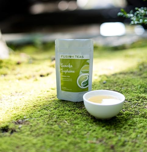 Miniatura 10 de Té verde de jazmín con flores, té chino de hojas sueltas con aroma floral gourmet, cero calorías, bolsa de 4 onzas