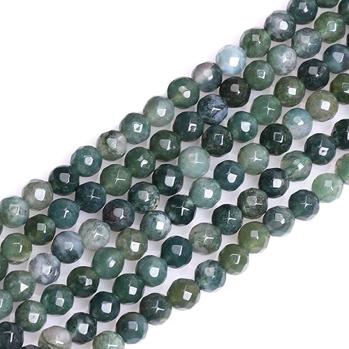 Miniatura 458 de GEM-Inside Red Orange Carnelian Gemstone Loose Beads Natural Energy Power Beads for Jewelry Making Round Faceted 8mm 15