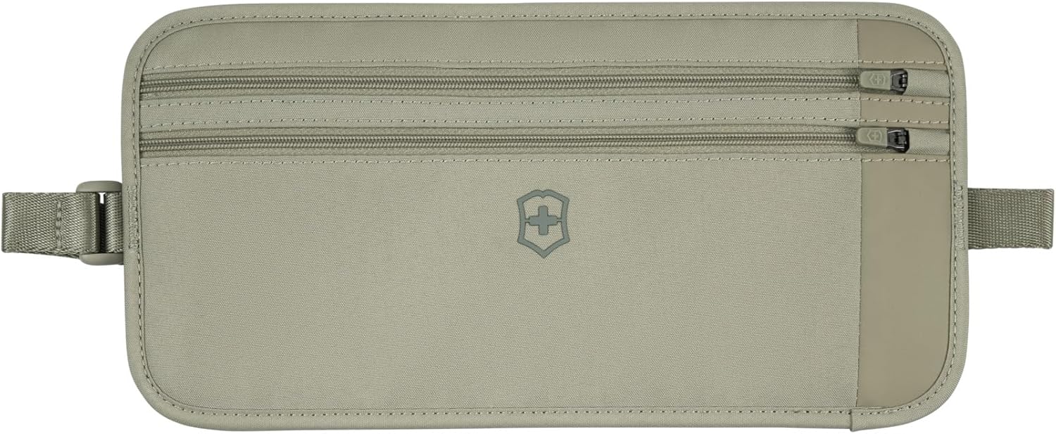 Victorinox Travel Essentials, Security Belt Bag, Slim Bag with RFID - Sand Beige