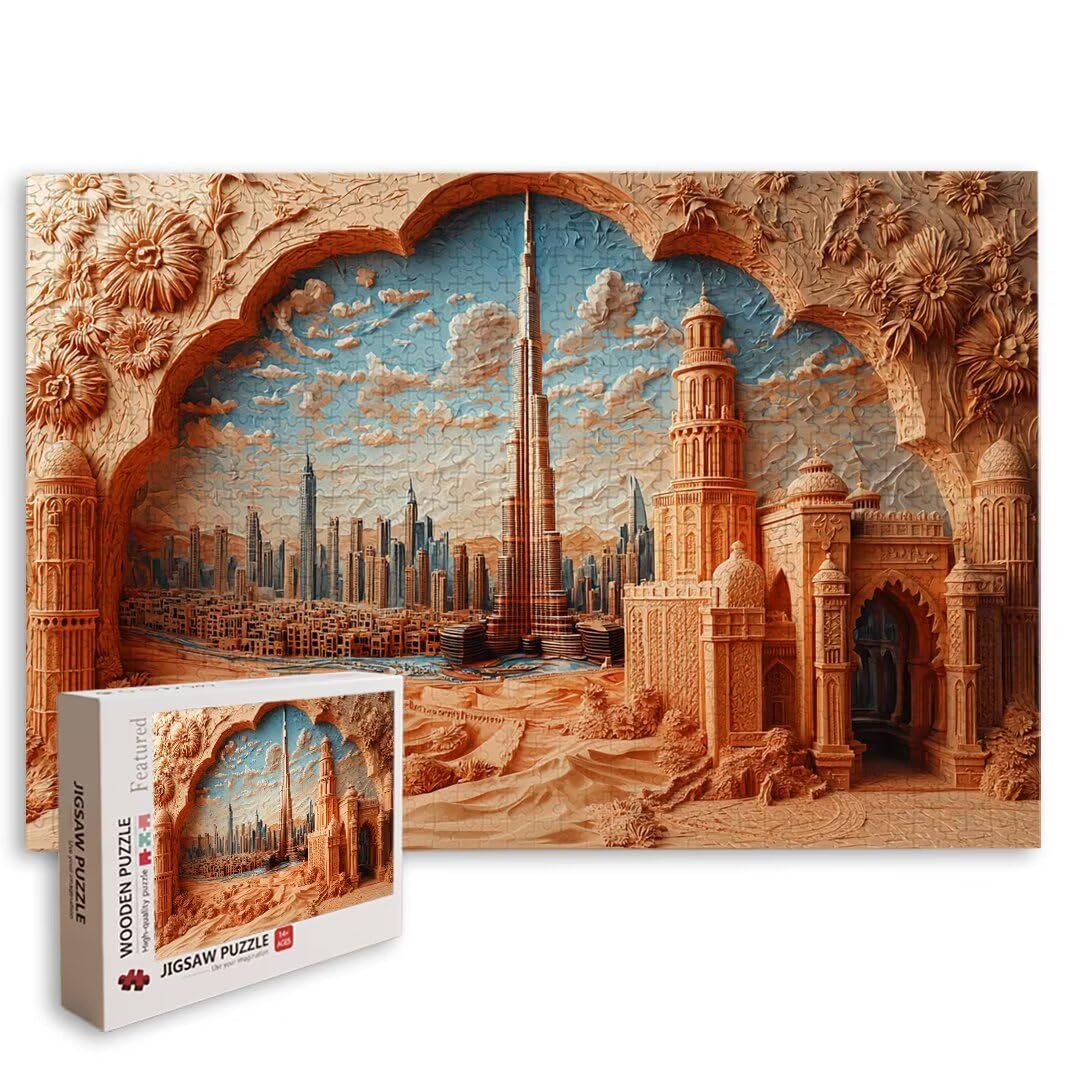 Puzzle Dubai, Puzzle 3000 Teile Erwachsene, Klassische Puzzles, Deko -8539