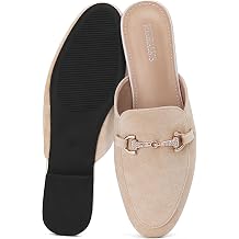 Womens Mules Flats Comfortable Lightweight Closed Toe Dressy | Slip-On Shoes Backless Slides Loafers for Casual Business Work