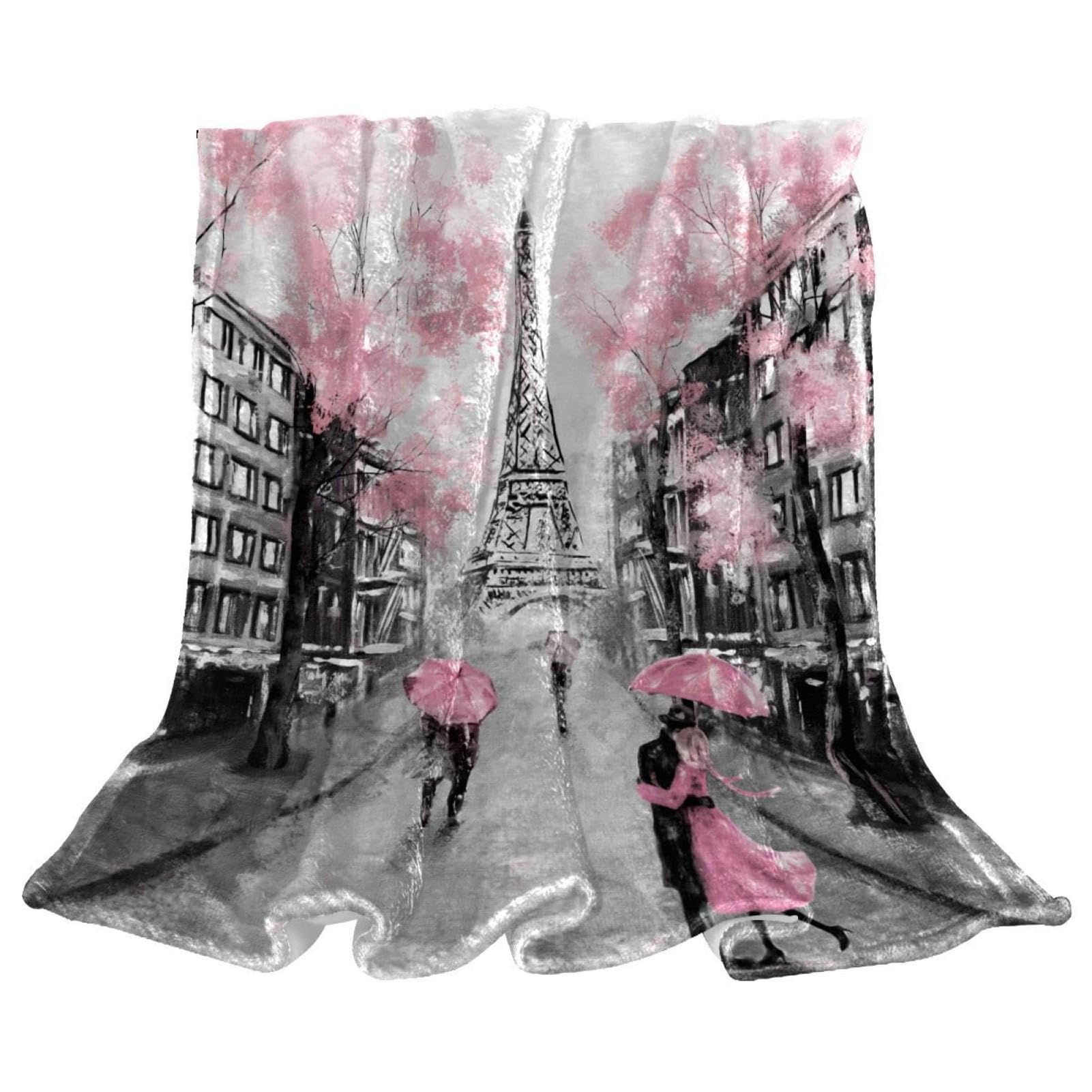Couverture de lit pour chambre contre le froid plaid polaire Tour Lover