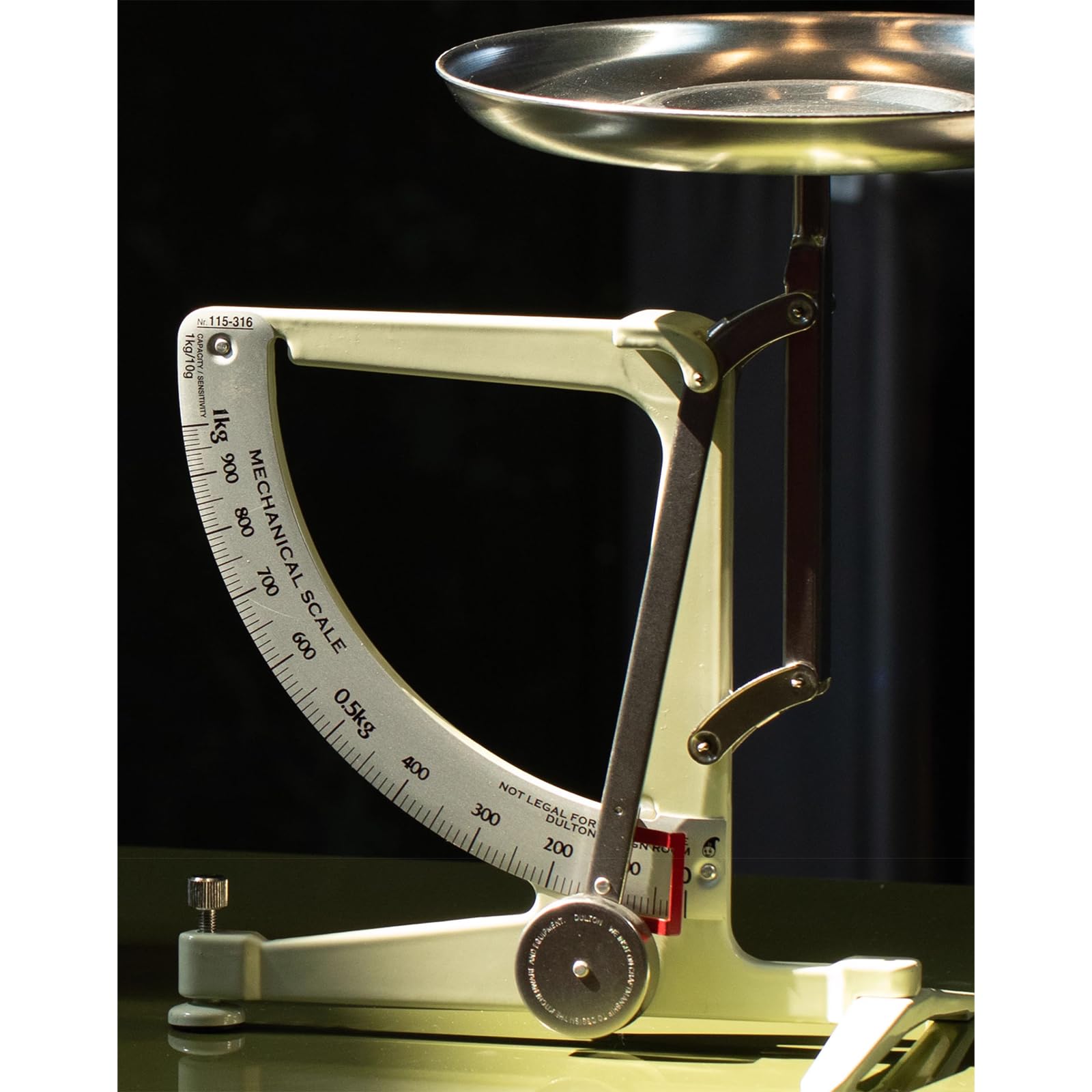 Waga Metalowa, Mechaniczna Waga Kuchenna Z Aluminiowymi Paletami I Wahadłami Ze Stali Nierdzewnej, Średnica Wagi 19 Cm, Dostępna W Wielu Kolorach Dla Elektroniki, Badań Naukowych, Żywności