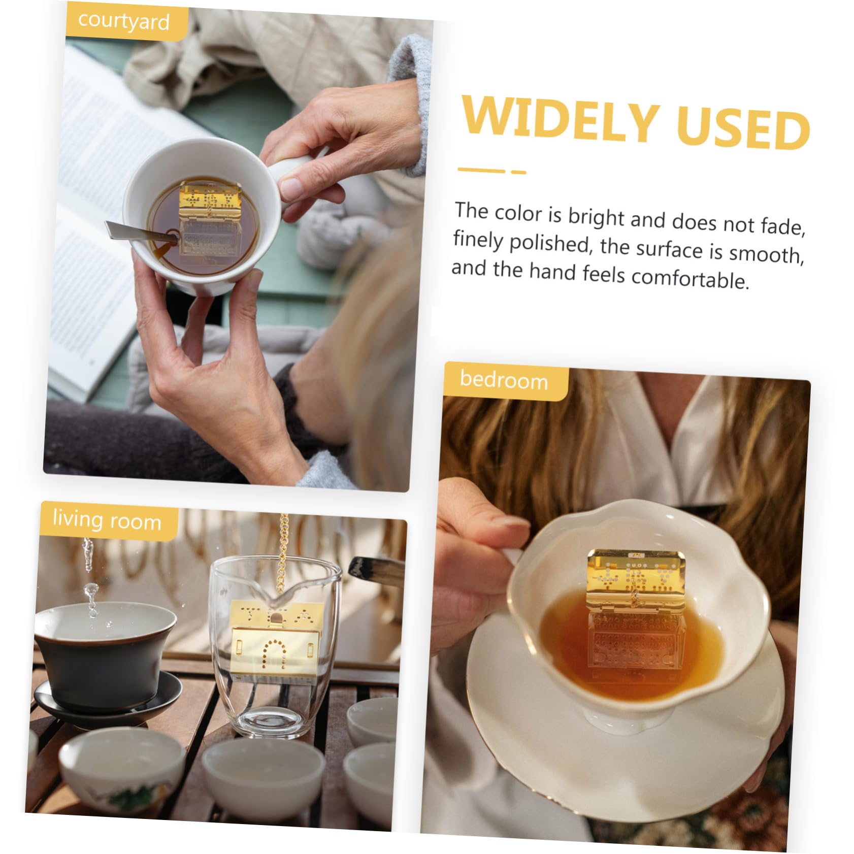 JECOMPRIS 1 Set House Shaped Tea Infuser Creative Tea Strainers and Healthy