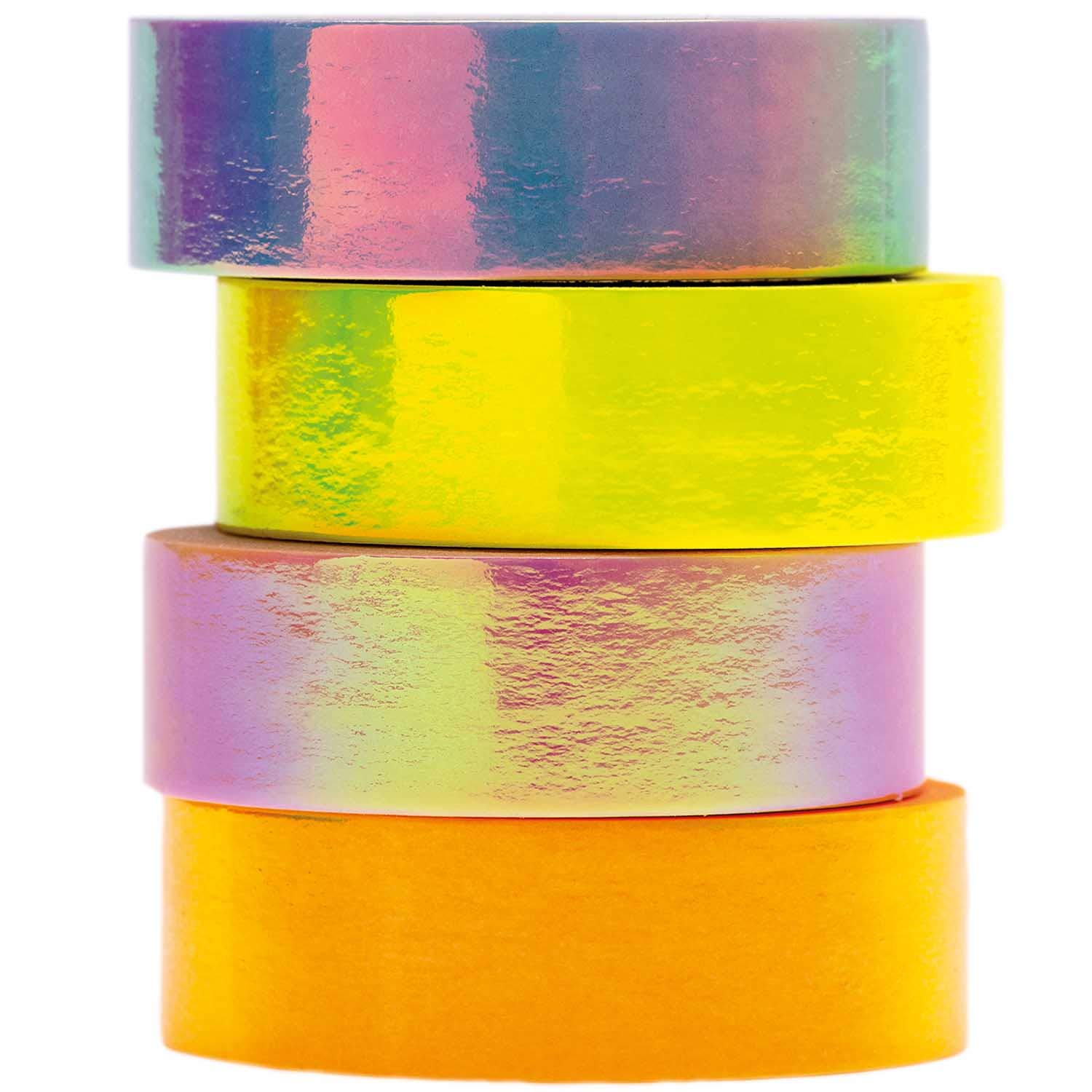Rico DesignSet of 4 pastel iridescent masking tapes