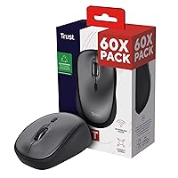 Trust Yvi+ 60 Pack - 60x Mouse Wireless Silenzioso con Design Sostenibile