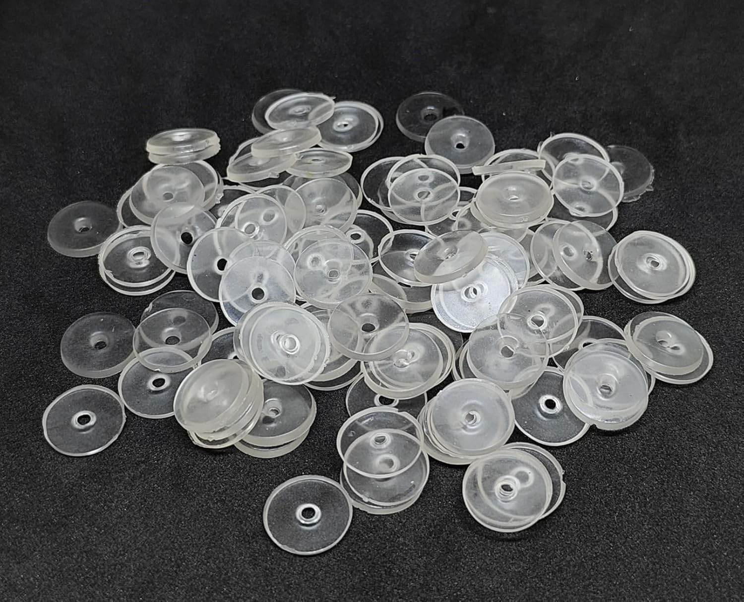 HAV CREATION Soft Silicone Rubber Earring Back Stoppers for Gold, Diamond, Silver & Heavy Earrings | Flat Clear Push Buttons for Big Holes | Earring Findings & Stud Support for Women & Girls-image-19