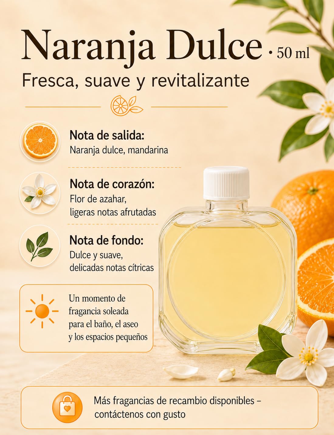 Difusor Aceites Esenciales de Mesa y Pared con Sensor de Movimiento, Luz Nocturna y Temporizador, Atomizador Ultrasónico Difusor de Aromas Sin Depósito de Agua, 50ml Naranja para Baño, Dormitorio